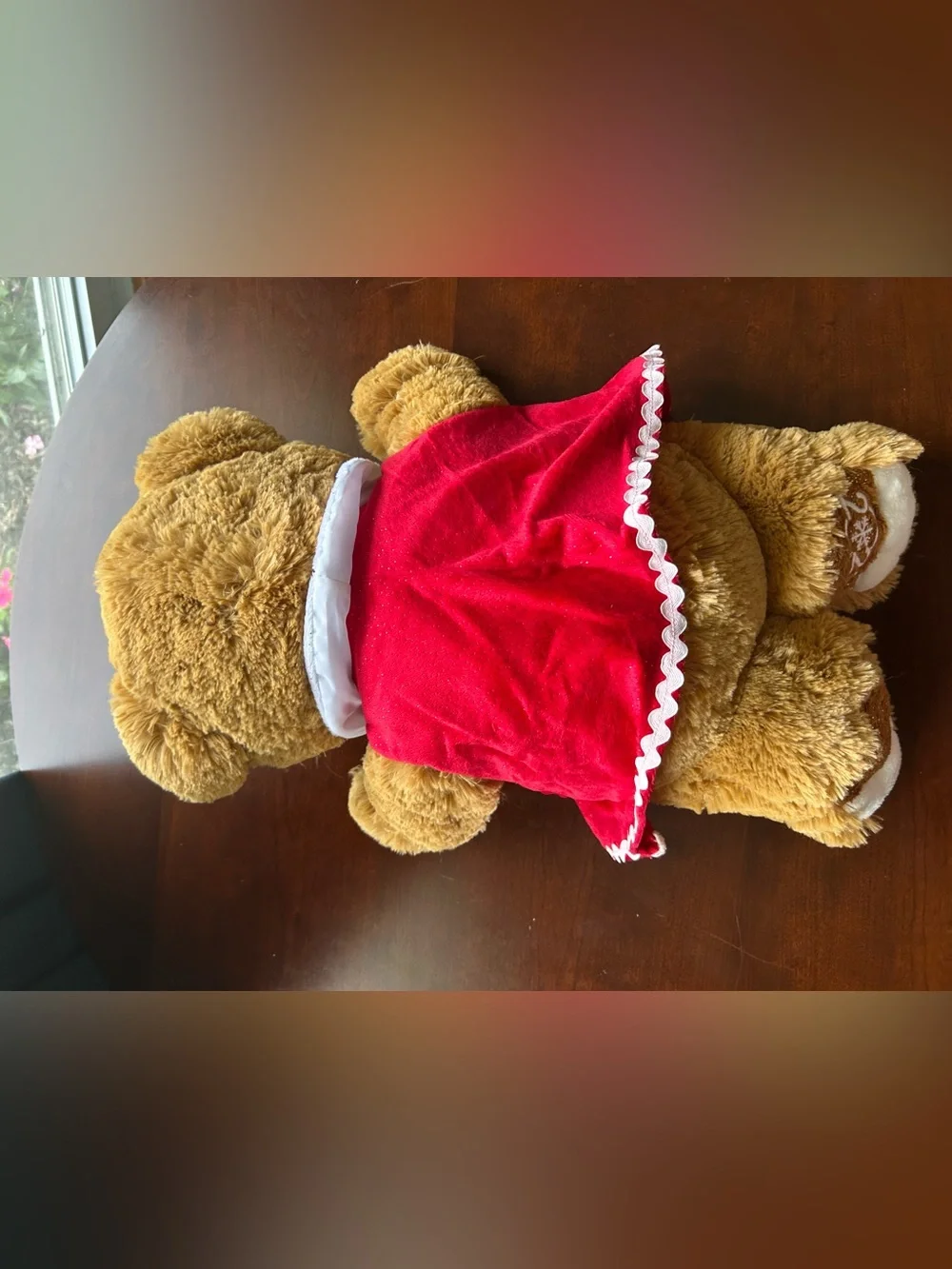 Holiday Time Gingerbread Girl 2025 Christmas teddy bear plush
